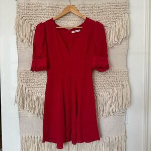 Reformation | Dresses | Reformation Christa Cotton Sweater Dress Red Size M  | Poshmark